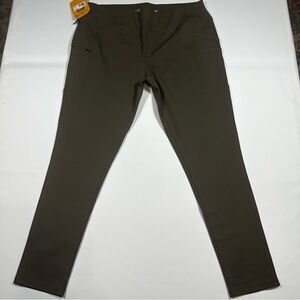 NWTCarhartt Women’s Dark Olive Green Force Fitted Utility Legging Pants XL 14/16